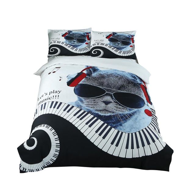 bedding sets 1set 3d printed cat piano design pattern duvet cover 3019
bedding sets 1set 3d printed cat piano design pattern duvet cover 3019