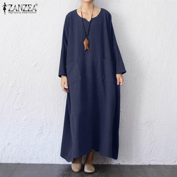 maxi dresses for women zanzea ladies long sleeve sundress autumn o neck vestidos casual solid robe femme plus size 5xl, Black;gray
maxi dresses for women zanzea ladies long sleeve sundress autumn o neck vestidos casual solid robe femme plus size 5xl, Black;gray