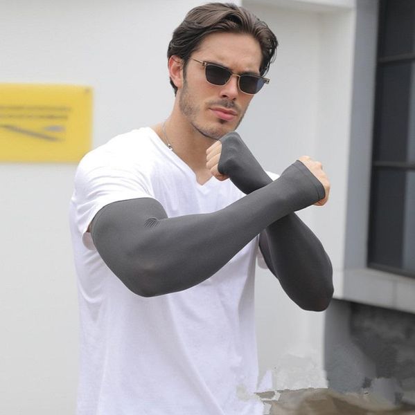 elbow & knee pads 1pc ice fabric cooling arm sleeves uv protection breathable outdoor men running cycling warmers pad, Black;gray
elbow & knee pads 1pc ice fabric cooling arm sleeves uv protection breathable outdoor men running cycling warmers pad, Black;gray