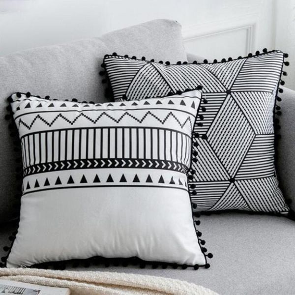 pillow case 2021 simple geometric fringe decorative cushion rectangle tassel soft cover living room
pillow case 2021 simple geometric fringe decorative cushion rectangle tassel soft cover living room