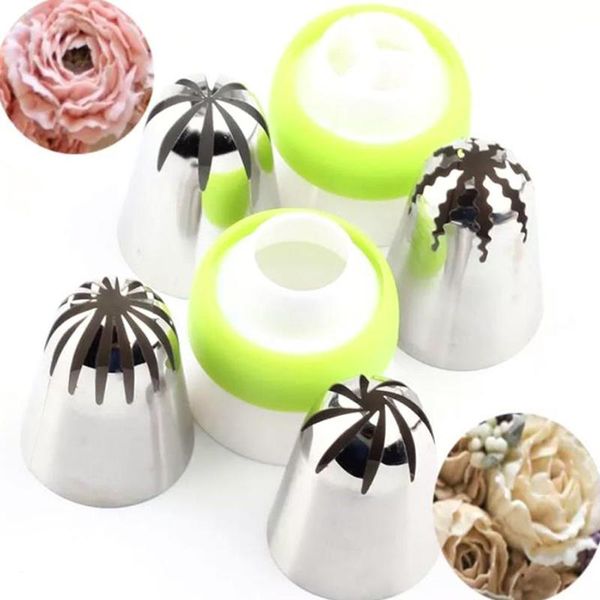 6pcs/set russian piping tips cream nozzles for cake tool bakery accessories flower pastry bag decorating tools baking &
6pcs/set russian piping tips cream nozzles for cake tool bakery accessories flower pastry bag decorating tools baking &