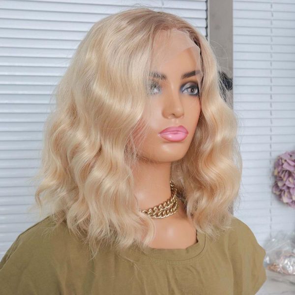 synthetic wigs wavy light brown roots blonde 613 color short water wave bob t part for black women middle daily use
synthetic wigs wavy light brown roots blonde 613 color short water wave bob t part for black women middle daily use