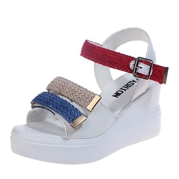 wedge sandals women all-match casual waterproof platform thick-soled 8cm color matching fish mouth white female footwear dress shoes, Black
wedge sandals women all-match casual waterproof platform thick-soled 8cm color matching fish mouth white female footwear dress shoes, Black