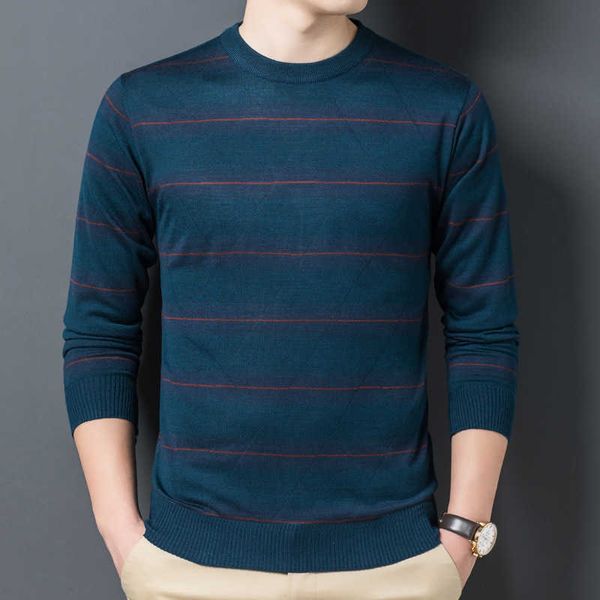 spring and autumn men's long-sleeved sweater fashion round neck knitted striped bottoming shirt male youth casual pullover 210531, White;black
spring and autumn men's long-sleeved sweater fashion round neck knitted striped bottoming shirt male youth casual pullover 210531, White;black