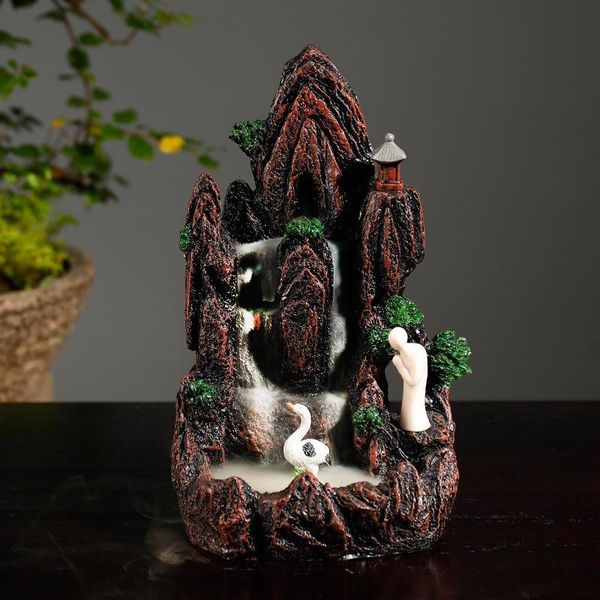 fragrance lamps resin backflow incense burner mountain shape smoke waterfall sticks holder with 20 pcs cones cerative home decor
fragrance lamps resin backflow incense burner mountain shape smoke waterfall sticks holder with 20 pcs cones cerative home decor