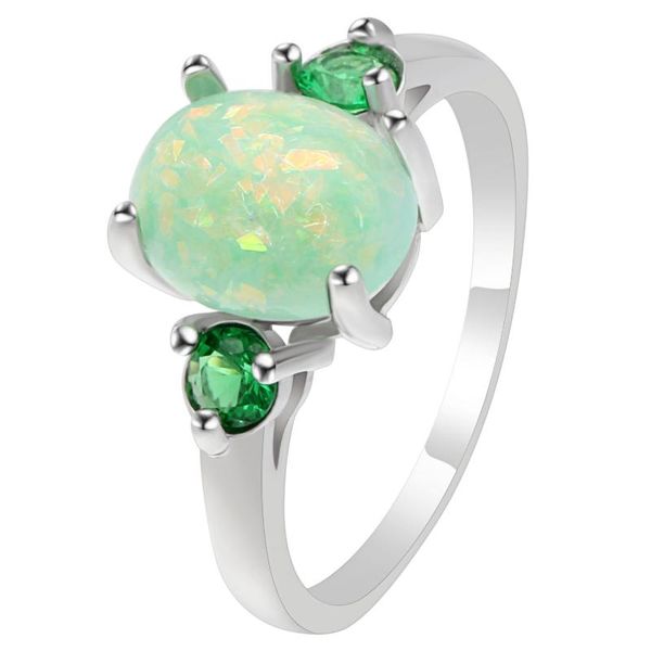 wedding rings fashion green cubic zirconia bead jewelry fire opal ring for women engagement promise femme, Slivery;golden
wedding rings fashion green cubic zirconia bead jewelry fire opal ring for women engagement promise femme, Slivery;golden