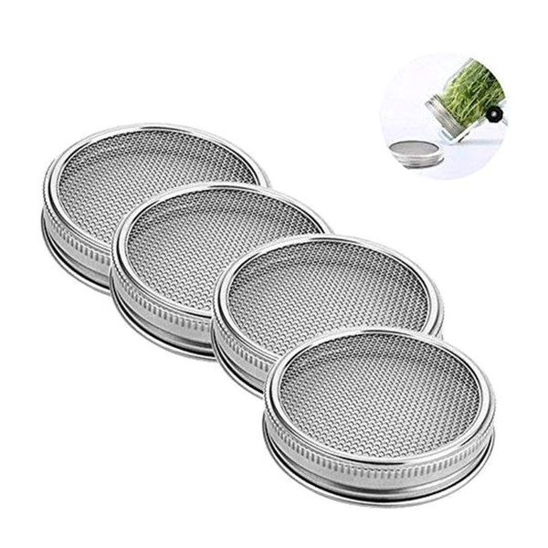 planters & pots 4pcs/set seed sprouting lids 304 stainless steel filter mesh cover screen strainer for wide mouth mason germinator jars
planters & pots 4pcs/set seed sprouting lids 304 stainless steel filter mesh cover screen strainer for wide mouth mason germinator jars