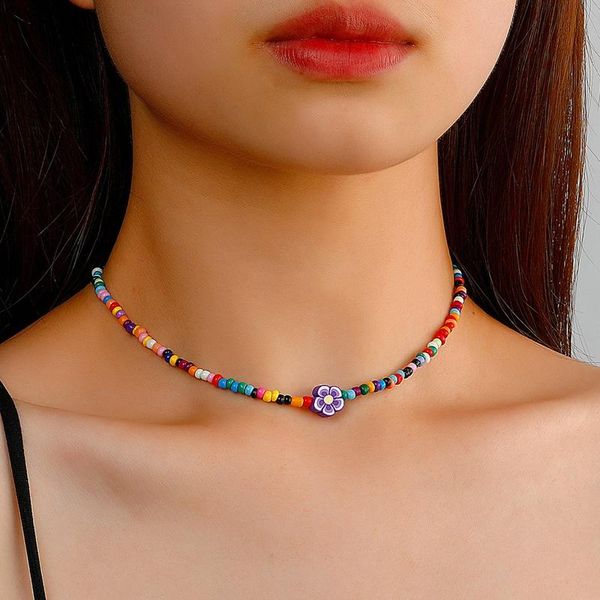 chains vintage bohemian colorful beaded choker necklace for women rice short clavicle necklaces collar statement jewelry gift, Silver
chains vintage bohemian colorful beaded choker necklace for women rice short clavicle necklaces collar statement jewelry gift, Silver