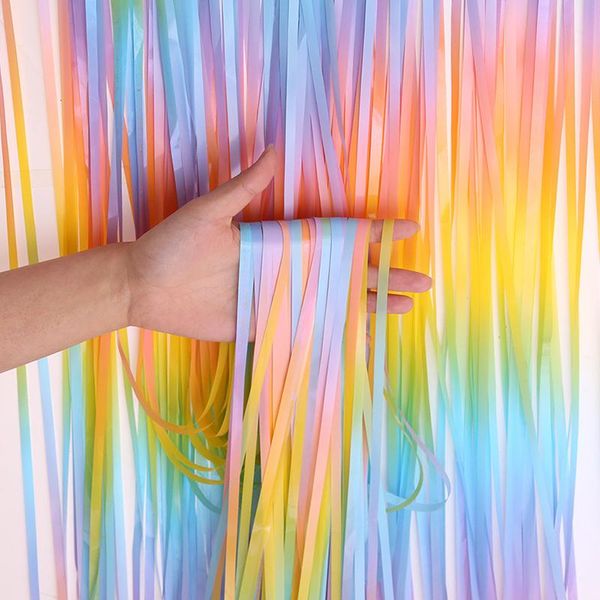 party decoration 2*1m gradient garland diy colorful paper tassel birthday decor baby shower favors supplies background
party decoration 2*1m gradient garland diy colorful paper tassel birthday decor baby shower favors supplies background