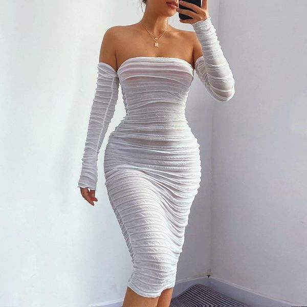 casual dresses fashion evening party dress off shoulder long sleeves bodycon slim mesh see through night female robes autumn, Black;gray
casual dresses fashion evening party dress off shoulder long sleeves bodycon slim mesh see through night female robes autumn, Black;gray