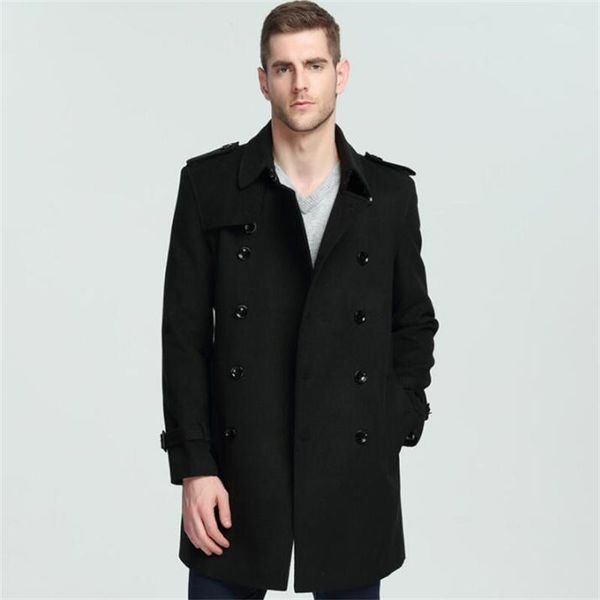 men's wool & blends woolen coat mid-length british double-breasted clothing trendy large size casaco masculino jaqueta black grey blue
men's wool & blends woolen coat mid-length british double-breasted clothing trendy large size casaco masculino jaqueta black grey blue
