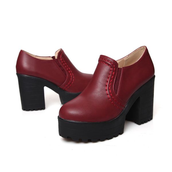 shoe black asumer gray red wine fashions apring fall round foot toe square heel female shoes in high heels
shoe black asumer gray red wine fashions apring fall round foot toe square heel female shoes in high heels