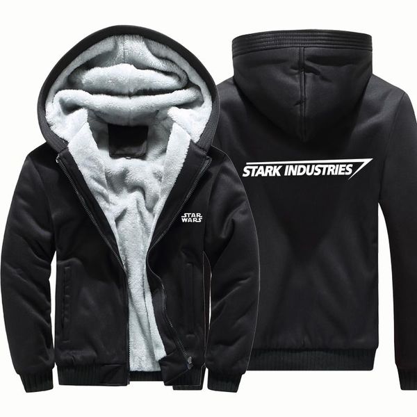men's hoodies & sweatshirts 2021 stark industries print winter men thick warm fleece casual male zipper coats streetwear, Black
men's hoodies & sweatshirts 2021 stark industries print winter men thick warm fleece casual male zipper coats streetwear, Black