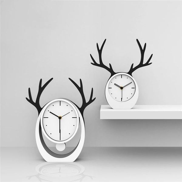 desk & table clocks nordic antlers small clock living room personality creative home decoration simple bedroom office deskmute
desk & table clocks nordic antlers small clock living room personality creative home decoration simple bedroom office deskmute