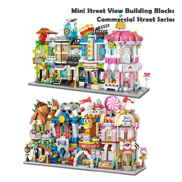 city mini street retail store shop diy building blocks kits children educational toy 3d architectures model street view bricks
city mini street retail store shop diy building blocks kits children educational toy 3d architectures model street view bricks