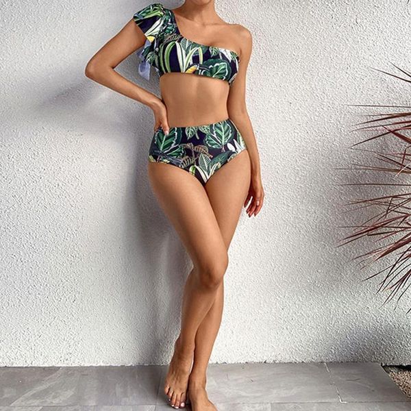 women's swimwear 2021 women leaf print bikini set push up ruffles beach bathing suit brazilian swimsuit for girls swim #g3, White;black
women's swimwear 2021 women leaf print bikini set push up ruffles beach bathing suit brazilian swimsuit for girls swim #g3, White;black