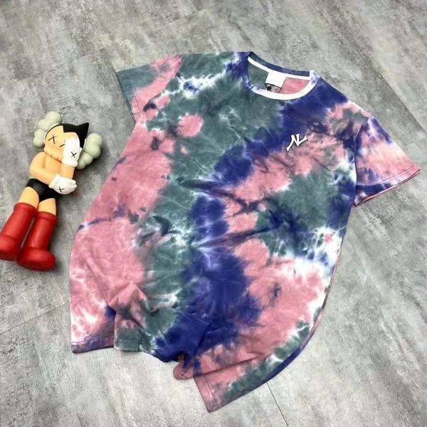 21 spring and summer new n + y tie dye embroidery fashion soft comfortable simple couple short sleeve, Black;gray
21 spring and summer new n + y tie dye embroidery fashion soft comfortable simple couple short sleeve, Black;gray
