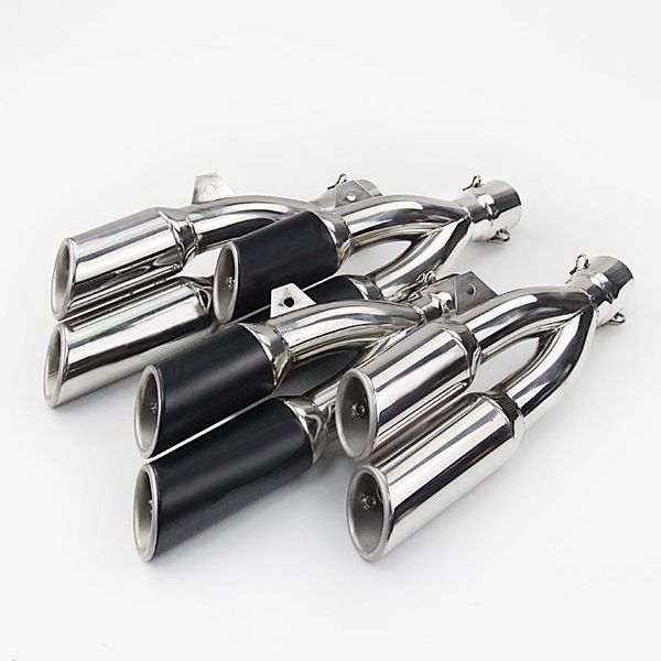 motorcycle exhaust system 51mm universal modified pipe black double holes muffler gsxr z750 cbr10000 z800 ninjia250
motorcycle exhaust system 51mm universal modified pipe black double holes muffler gsxr z750 cbr10000 z800 ninjia250