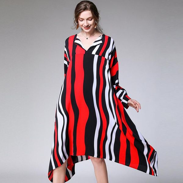 casual dresses summer spring dress women full sleeve plus size 2021 lady striped black loose elegant party boho beach female, Black;gray
casual dresses summer spring dress women full sleeve plus size 2021 lady striped black loose elegant party boho beach female, Black;gray