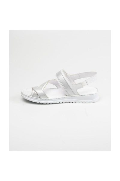 slippers silvery white leather women 's sandals, Black
slippers silvery white leather women 's sandals, Black