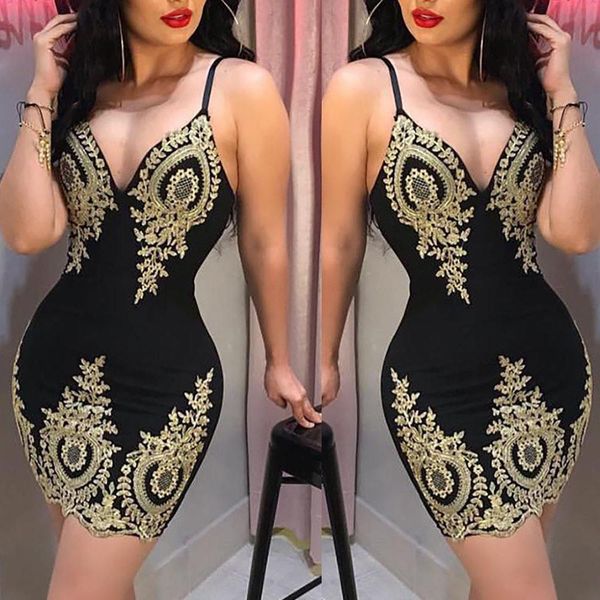 women spaghetti bandage body dress con evening party elegant deep v neck sleeveless skinny short letter mini, Black;gray
women spaghetti bandage body dress con evening party elegant deep v neck sleeveless skinny short letter mini, Black;gray