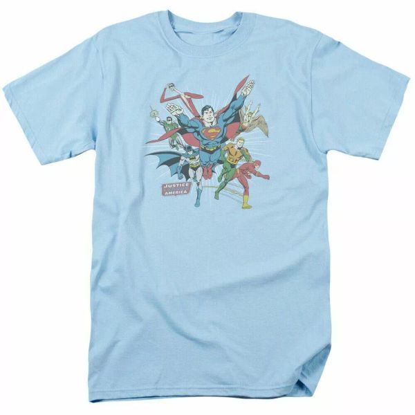 Justice League Lead The Charge T Shirt Mens Licensed DC Comics Tee Light Blue, White;black
Justice League Lead The Charge T Shirt Mens Licensed DC Comics Tee Light Blue, White;black