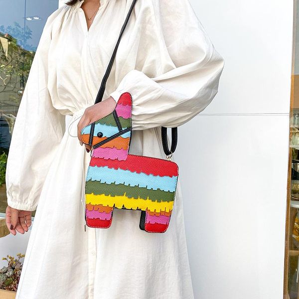 evening bags creative hit color cute cartoon rainbow stitching pu pony messenger bag shoulder clutch designer handbags
evening bags creative hit color cute cartoon rainbow stitching pu pony messenger bag shoulder clutch designer handbags
