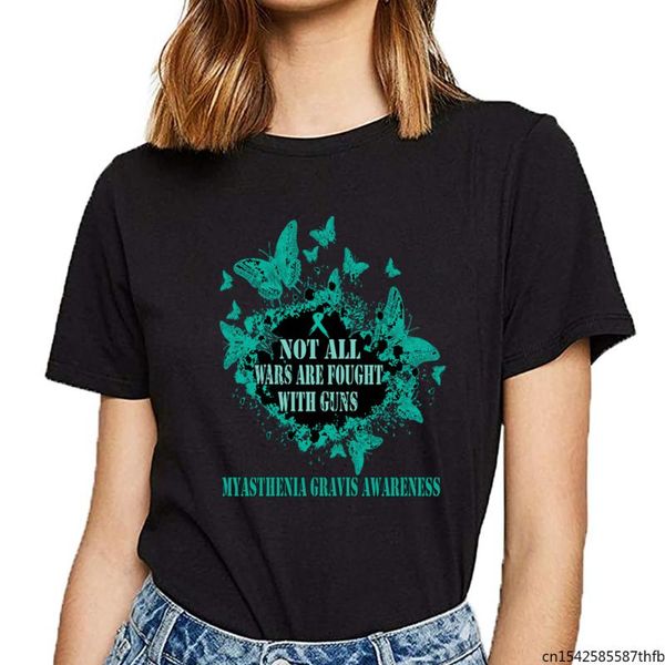 women's t-shirt t shirt women myasthenia gravis awareness casual black print female tshirt, White
women's t-shirt t shirt women myasthenia gravis awareness casual black print female tshirt, White