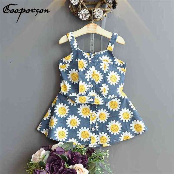 gooporson summer cute girls ruffle outfits flower suspender skirt pretty little girls clothing set fashion kids clothes 210715, White
gooporson summer cute girls ruffle outfits flower suspender skirt pretty little girls clothing set fashion kids clothes 210715, White