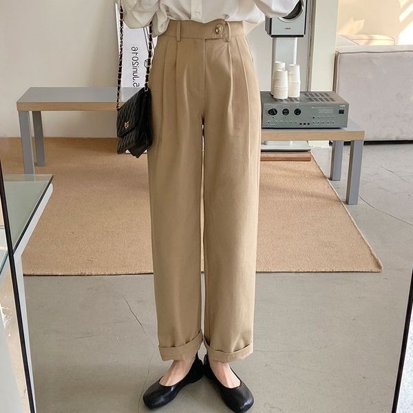 3colors sml spring autumn high waist straight trousers female casual long pants female (x1803) 210423, Black;white
3colors sml spring autumn high waist straight trousers female casual long pants female (x1803) 210423, Black;white
