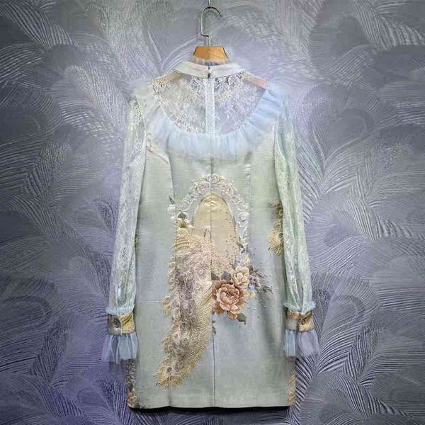 dress seqinyy ed in vintage blue jacquard female track spring summer fashion design bird granules sequins plied mesh, Black;gray
dress seqinyy ed in vintage blue jacquard female track spring summer fashion design bird granules sequins plied mesh, Black;gray
