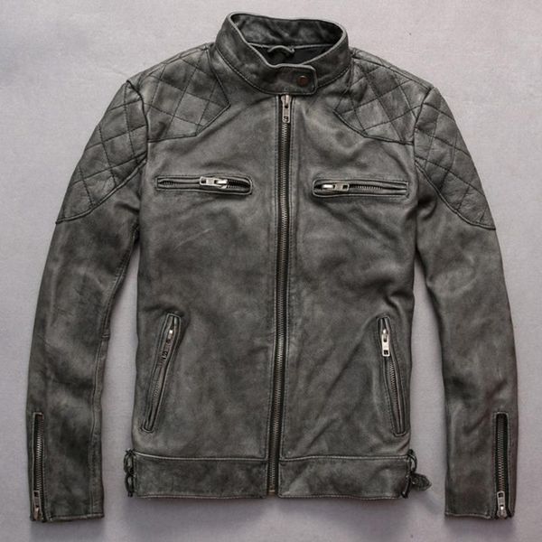 men's leather & faux 2021 arrivals same stye real men vintage cowskin fashion motorcycle jacket male coats, Black
men's leather & faux 2021 arrivals same stye real men vintage cowskin fashion motorcycle jacket male coats, Black