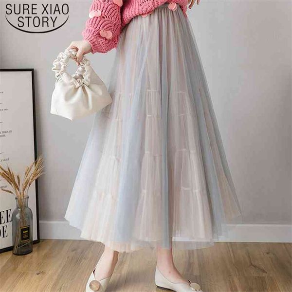 summer style high waist pleated mesh skirts for women spring solid color half length elastic skirt 8962 50 210506, Black
summer style high waist pleated mesh skirts for women spring solid color half length elastic skirt 8962 50 210506, Black
