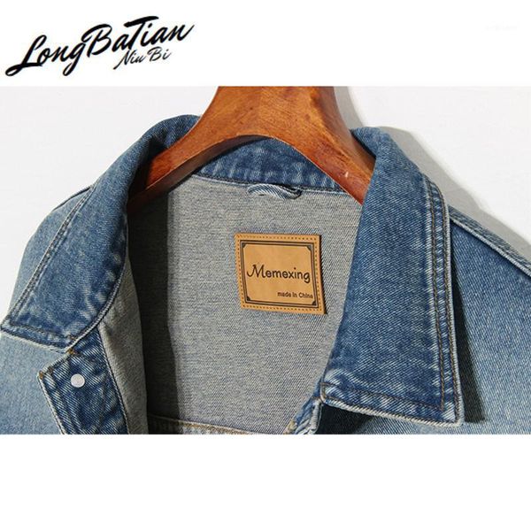 women's jackets harajuku spring autumn women denim short basic coat loose vintage washed blue jeans jacket female long sleeve outerwear, Black;brown
women's jackets harajuku spring autumn women denim short basic coat loose vintage washed blue jeans jacket female long sleeve outerwear, Black;brown