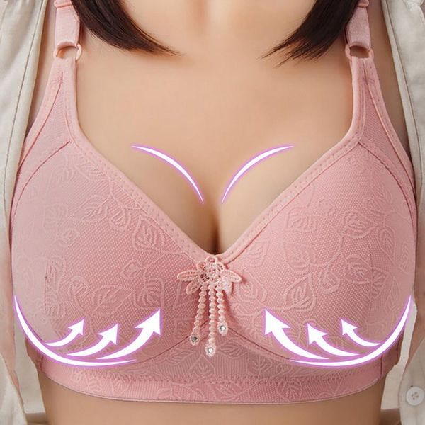 bras women back buckle cotton bra wire plus size underwear wide shoulder straps brasieres comfort black breast cover female, Red;black
bras women back buckle cotton bra wire plus size underwear wide shoulder straps brasieres comfort black breast cover female, Red;black