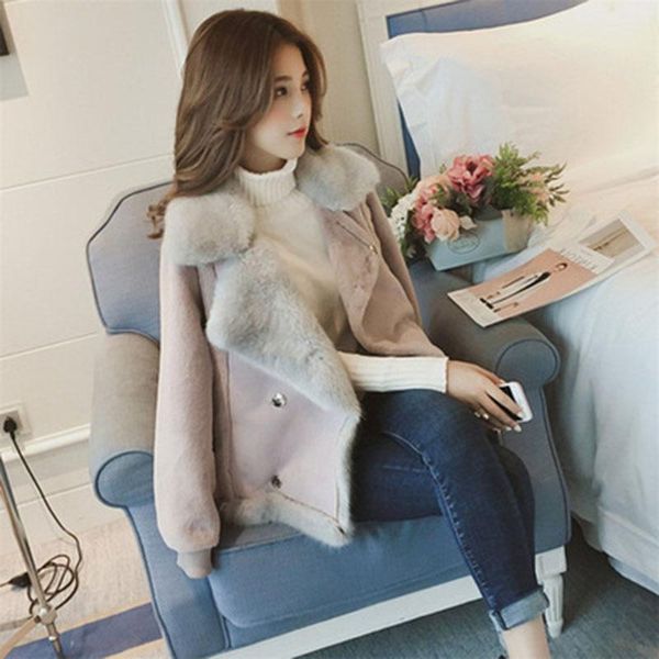 women's leather & faux women 2021 winter shearling sheepskin fake jackets lady thick warm suede lambs short motorcycle brown coats, Black
women's leather & faux women 2021 winter shearling sheepskin fake jackets lady thick warm suede lambs short motorcycle brown coats, Black