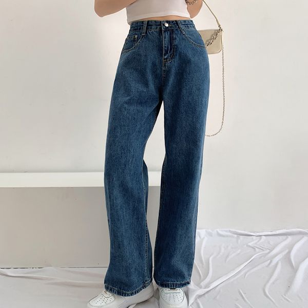 women's jeans calça jeans retrô rasgada feminina, cintura alta com fenda reta, calça coreana solta perna larga, de esfregar 6h7w, Blue
women's jeans calça jeans retrô rasgada feminina, cintura alta com fenda reta, calça coreana solta perna larga, de esfregar 6h7w, Blue