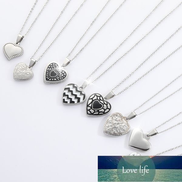rinhoo lovely heart charm pendant necklaces stainless steel chain choker necklace for women trendy bohemia wedding party jewelry factory pri, Silver
rinhoo lovely heart charm pendant necklaces stainless steel chain choker necklace for women trendy bohemia wedding party jewelry factory pri, Silver
