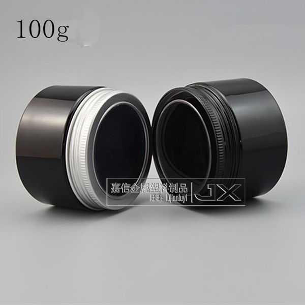 100g/ml black aluminum empty packaging jar with clear window screw lid cream pomade cosmetic containers storage bottles & jars
100g/ml black aluminum empty packaging jar with clear window screw lid cream pomade cosmetic containers storage bottles & jars