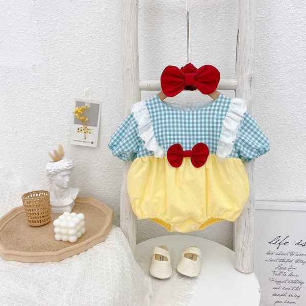 baby girls plaid checked onesie with headband toddler summer outfit princess birthday party costume 210529, Blue
baby girls plaid checked onesie with headband toddler summer outfit princess birthday party costume 210529, Blue