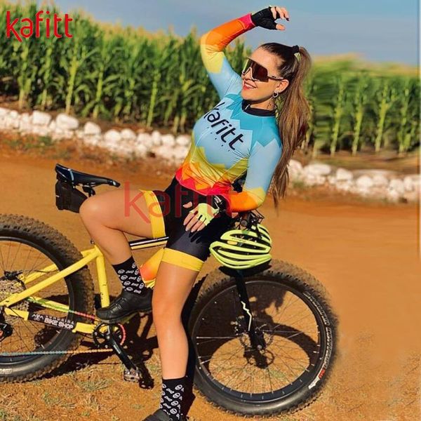 racing sets kafipro fessional triathlon women's cycling suit set leggings macaquinho ciclismo feminino sweatshirt jumpsuit jersey, Black;blue 
racing sets kafipro fessional triathlon women's cycling suit set leggings macaquinho ciclismo feminino sweatshirt jumpsuit jersey, Black;blue