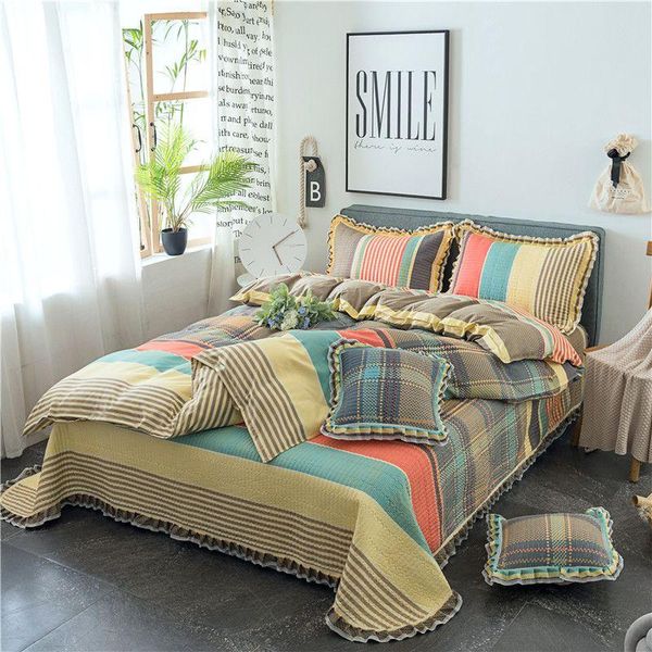 bedding sets luxury lattice stripe printing full king size duvet bed set linen sheet 4/6pcs bedspread pillowcases cover
bedding sets luxury lattice stripe printing full king size duvet bed set linen sheet 4/6pcs bedspread pillowcases cover