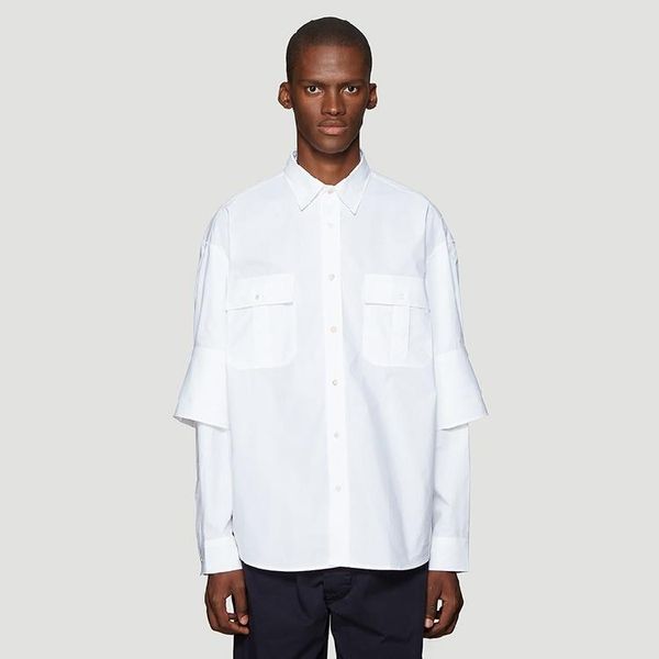 men's casual shirts original custom design double sleeve loose simple dark department designer shirt -6xlplus-size shows, White;black
men's casual shirts original custom design double sleeve loose simple dark department designer shirt -6xlplus-size shows, White;black