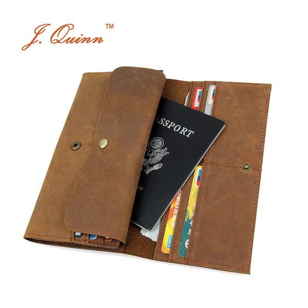 wallets j.quinn original long passport travel 10 cards genuine leather men women vintage mobile phone wallet card holder purse, Red;black
wallets j.quinn original long passport travel 10 cards genuine leather men women vintage mobile phone wallet card holder purse, Red;black