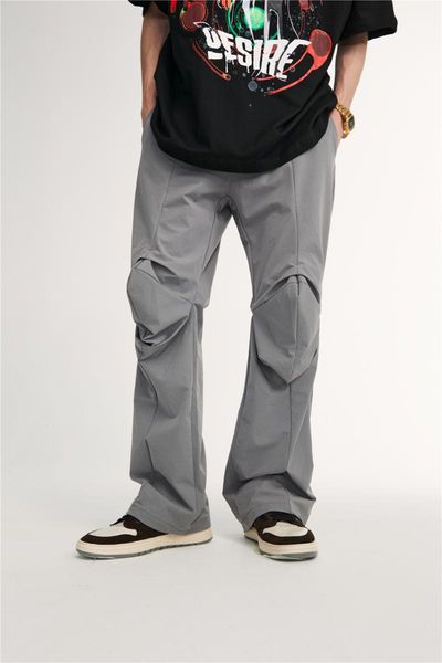 men's pants fashion clothing 2021 summer street hip hop cargo personality false opening design straight cause trousers, Black
men's pants fashion clothing 2021 summer street hip hop cargo personality false opening design straight cause trousers, Black