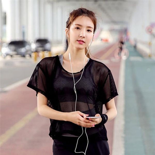 yoga outfits women's mesh dance shirt quick dry sport fitness female running black gym clothes workout exercises t-shirt, White;red
yoga outfits women's mesh dance shirt quick dry sport fitness female running black gym clothes workout exercises t-shirt, White;red