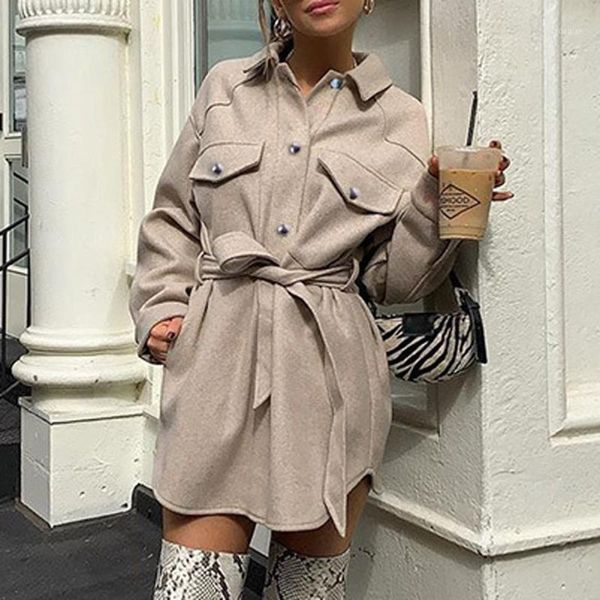 women's trench coats coat feminino autumn winter women female belted retro korean office warm elegant vintage windbreaker#2, Tan;black
women's trench coats coat feminino autumn winter women female belted retro korean office warm elegant vintage windbreaker#2, Tan;black
