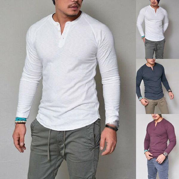 fashion men blouse slim long sleeve muscle tee casual fit autumn clothes men's shirts, White;black
fashion men blouse slim long sleeve muscle tee casual fit autumn clothes men's shirts, White;black