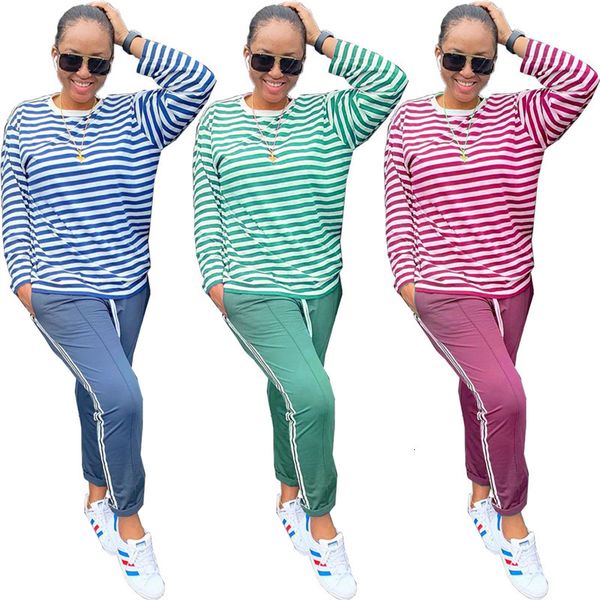 women's tracksuits autumn tracksuit women two peice set casual clothes long sleeve striped t-shirt and pants sweat suits female lo, Gray
women's tracksuits autumn tracksuit women two peice set casual clothes long sleeve striped t-shirt and pants sweat suits female lo, Gray