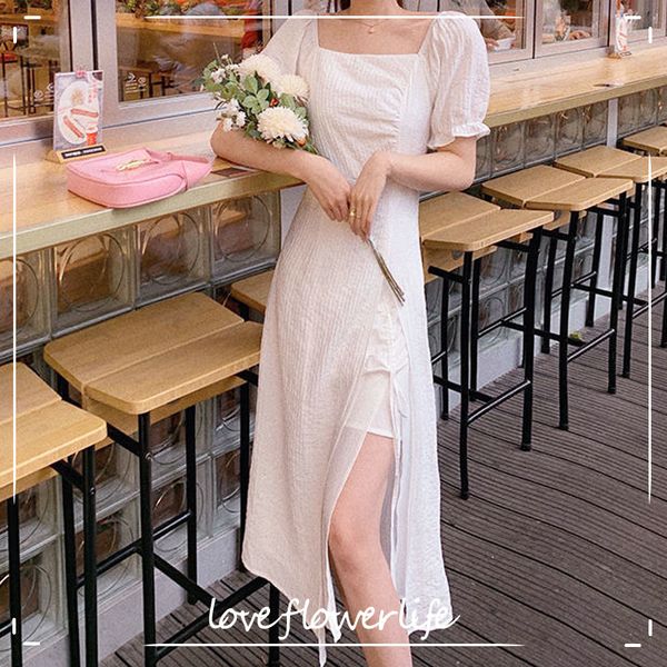 summer short sleeve white thin elegant dress women bandage design lace midi dress office lady dress korean chic 210521, Black;gray
summer short sleeve white thin elegant dress women bandage design lace midi dress office lady dress korean chic 210521, Black;gray